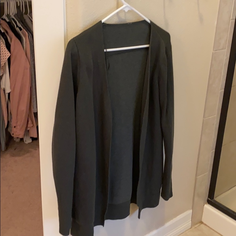 Lululemon Green Cardigan. Size Small